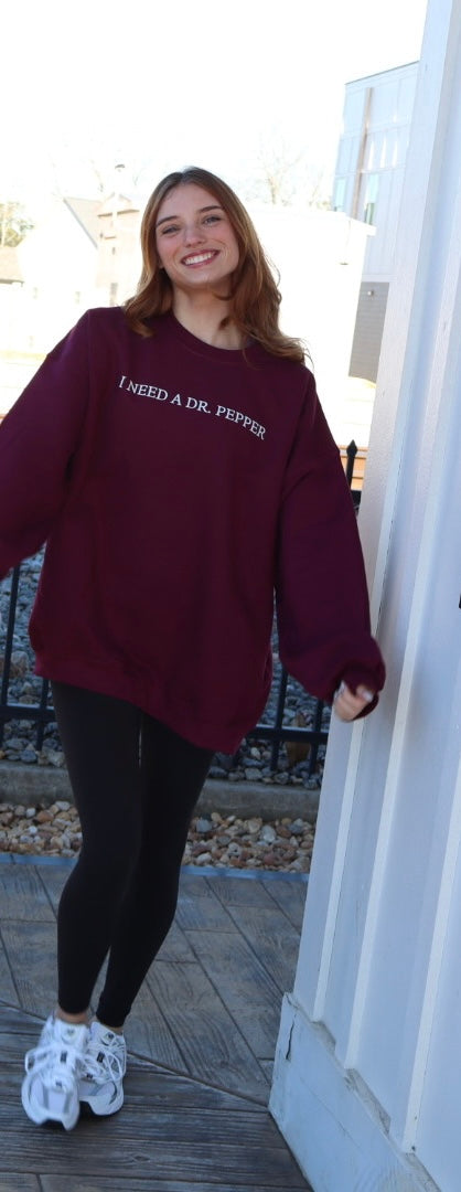 I need a Dr. Pepper Sweatshirt