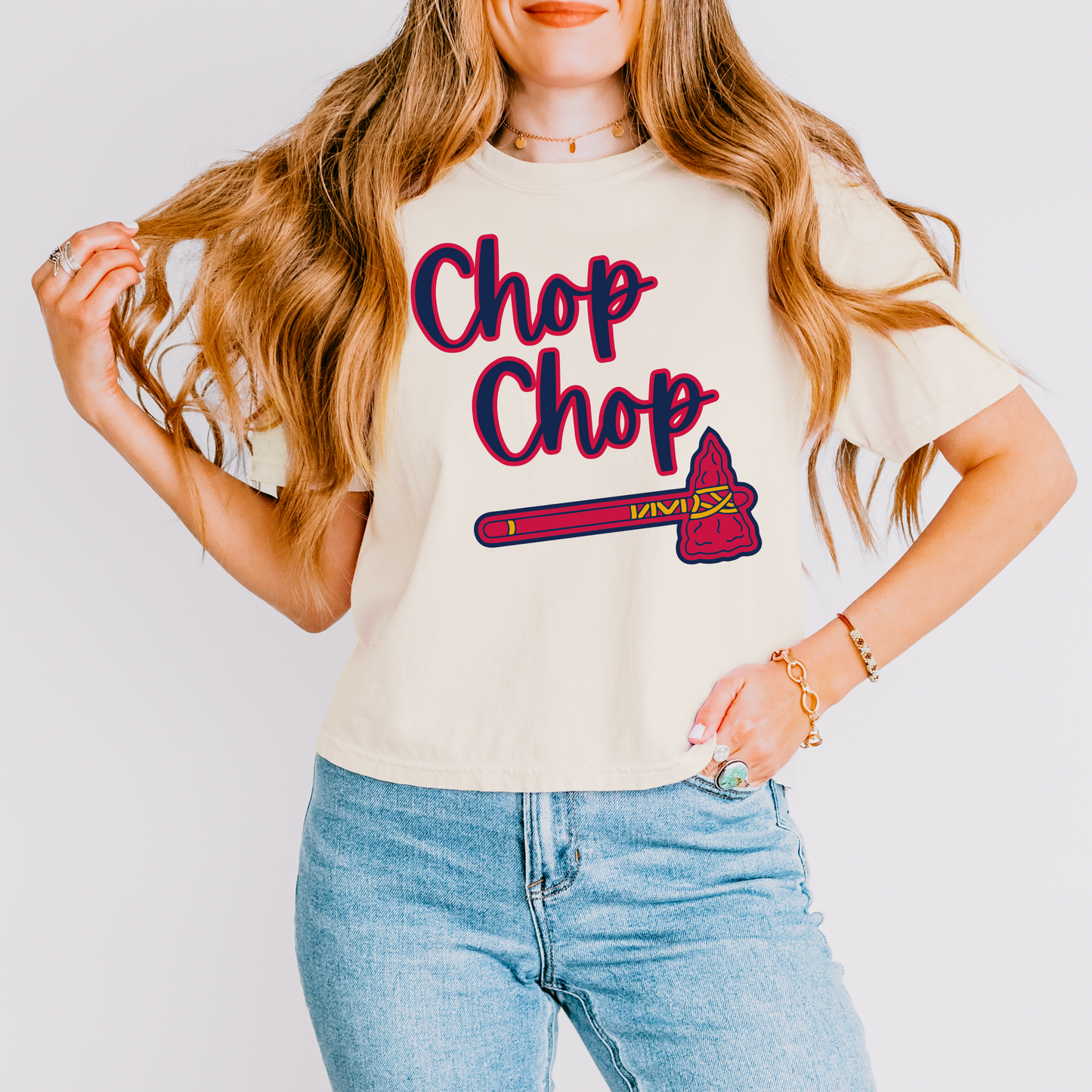 Ivory Chop Chop Crop Top