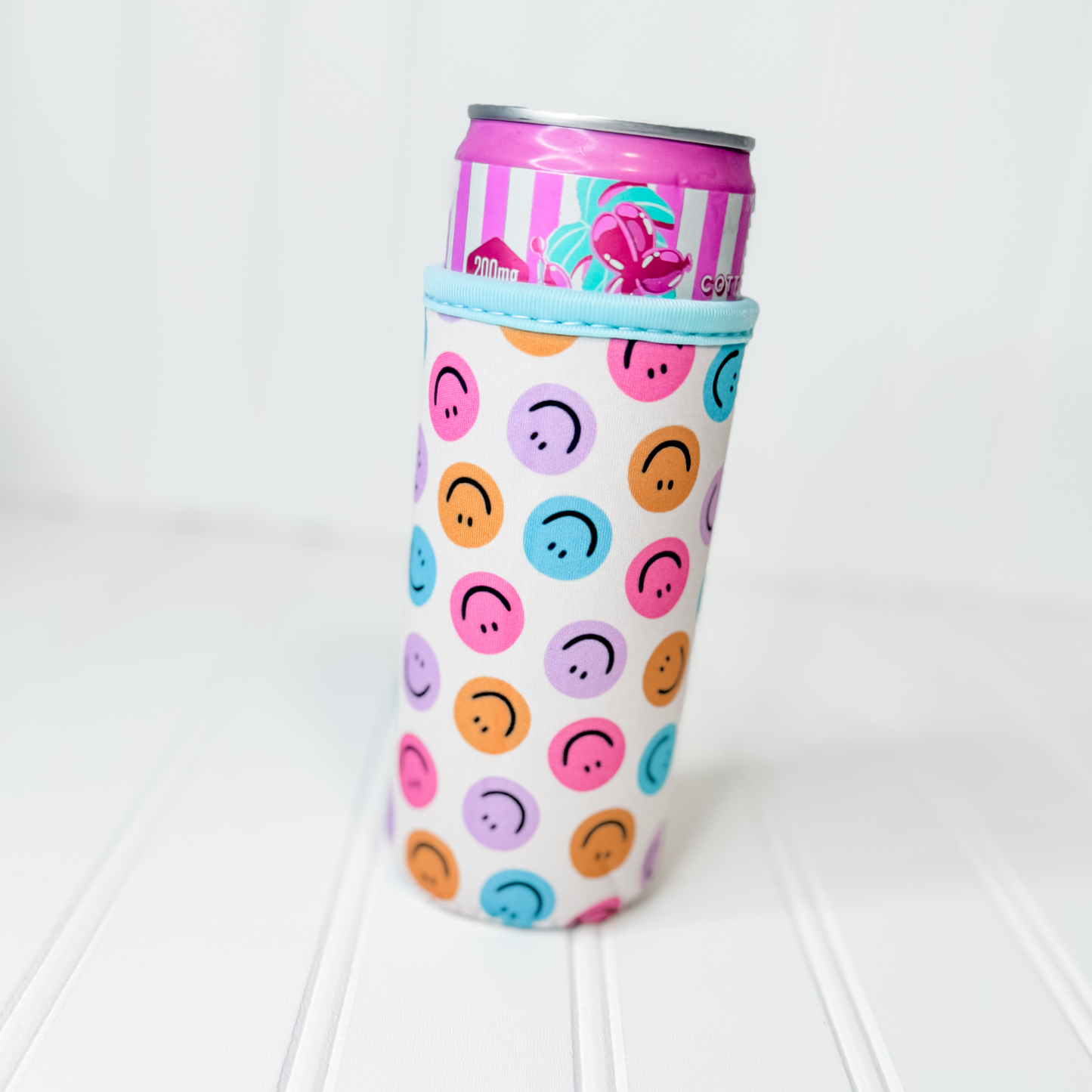 Bright Smiles Slim Can Coozie