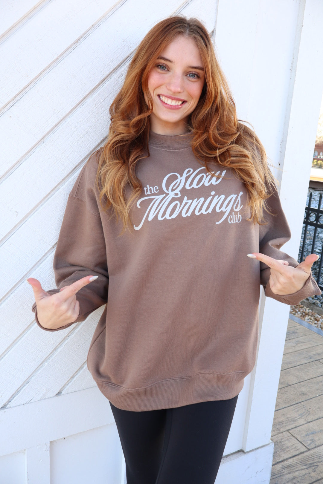 Slow Mornings Oversized Sweatshirt