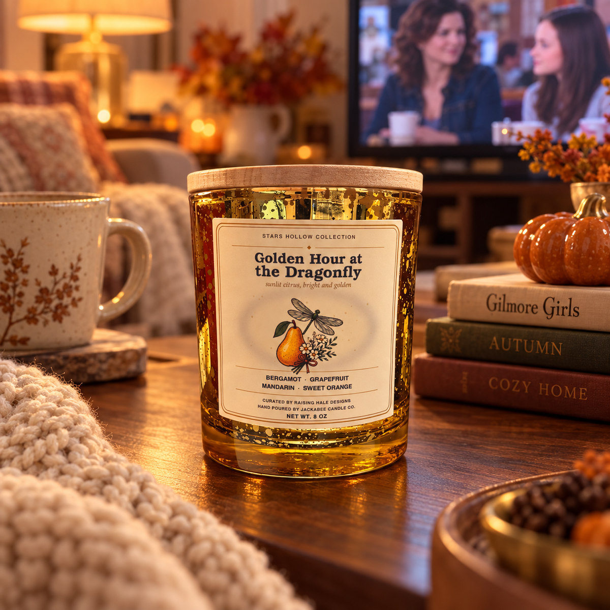 Golden Hour at the Dragonfly Candle