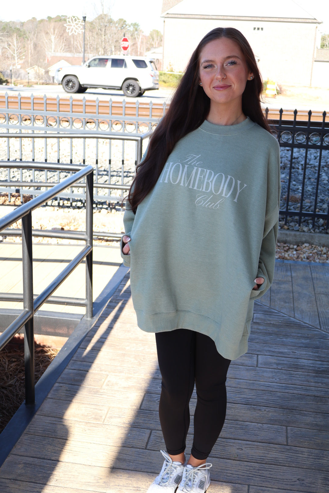 Homebody Club Oversized Sweatshirt