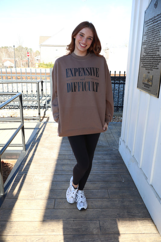 Expensive & Difficult Oversized Sweatshirt