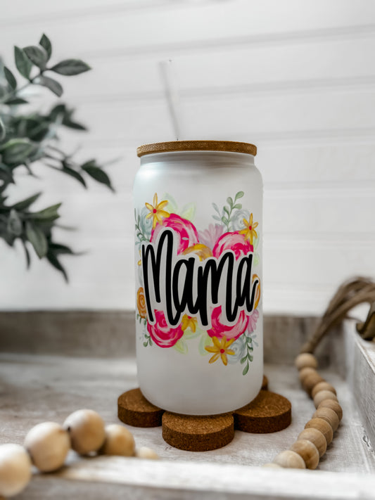 Floral Mama Glass Cip