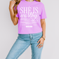 She is Worthy Cropped Tee