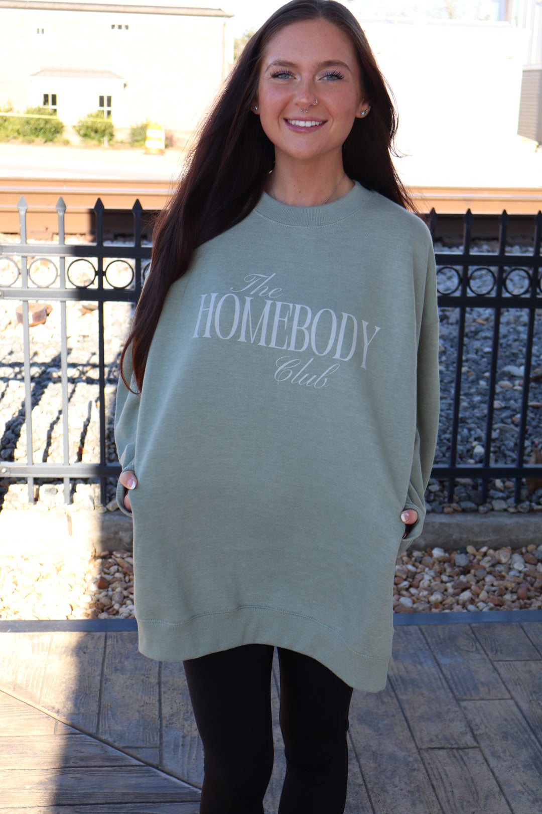 Homebody Club Oversized Sweatshirt