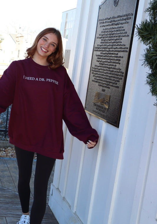 I need a Dr. Pepper Sweatshirt
