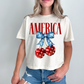 American Girl Cropped Tee