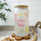 Affirmation Girly Glass Cup