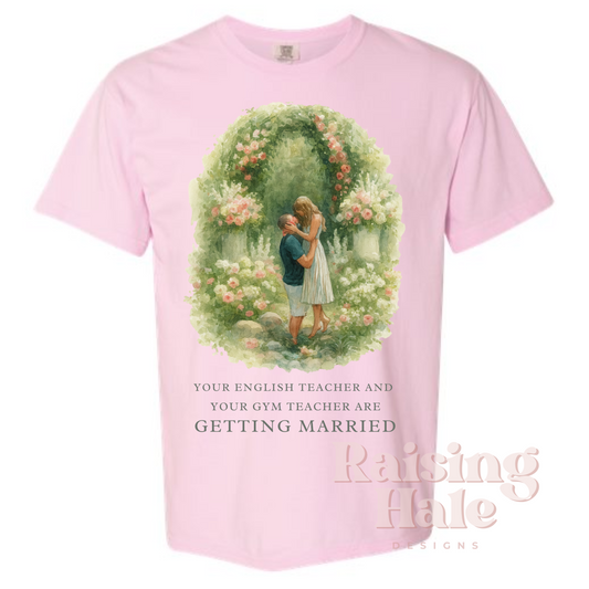 Whimsical engagement Tee