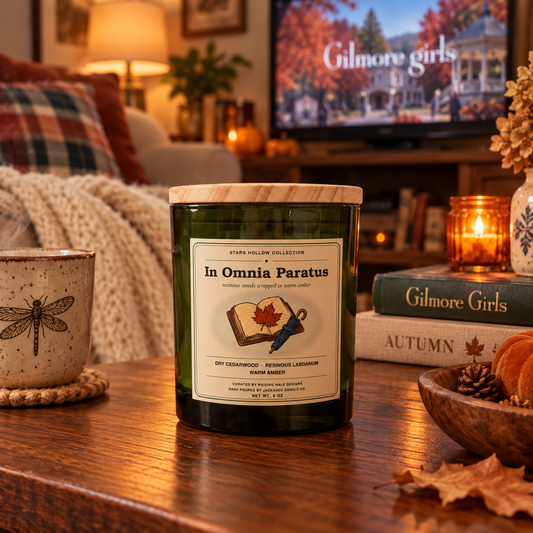In Omnia Paratus Candle
