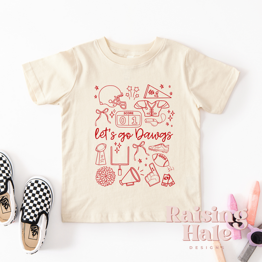Youth Let's go Dawgs Tee
